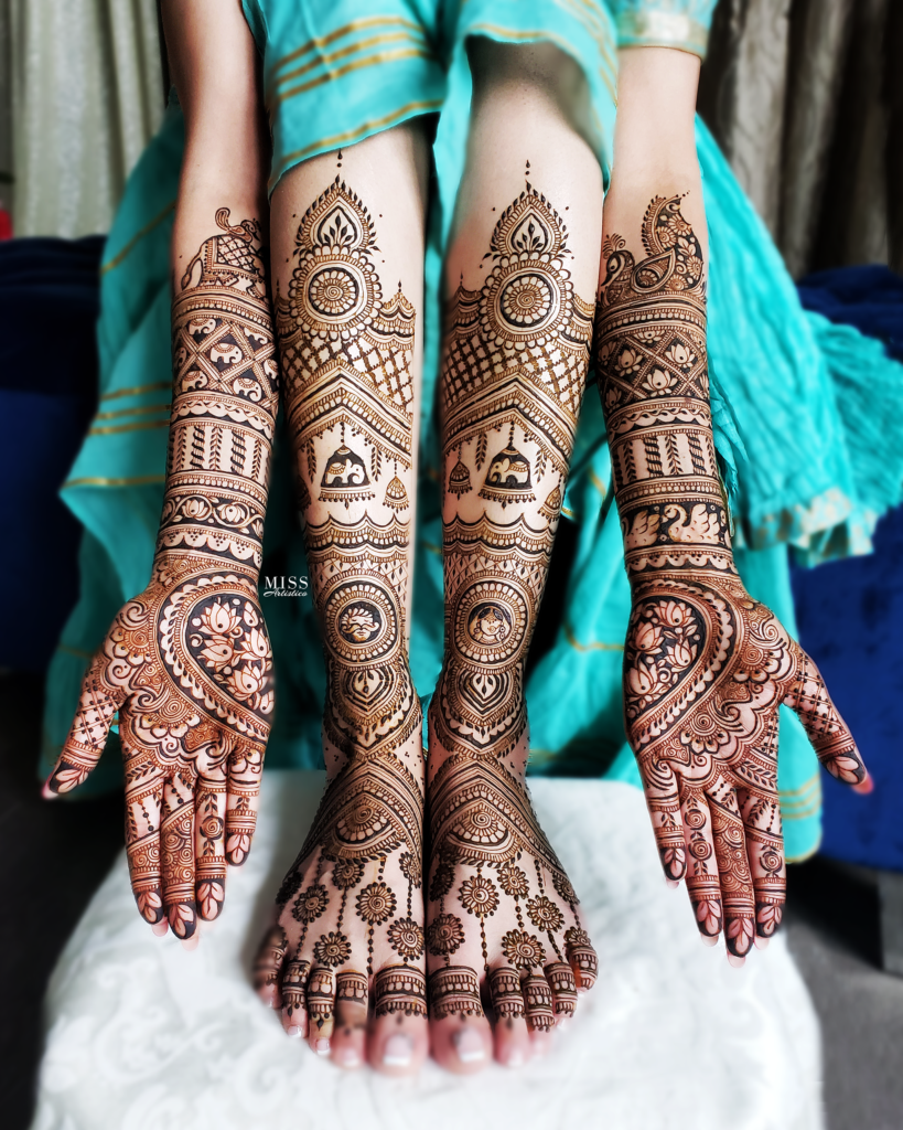 Latest Unique Bridal Mehndi Designs for Hands & Feet-sonthuy.vn